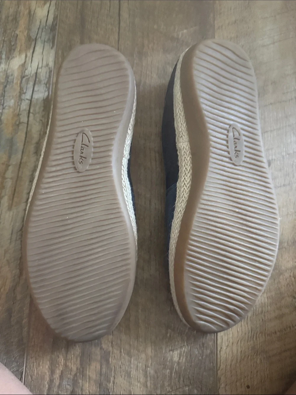 Clarks suede espadrille